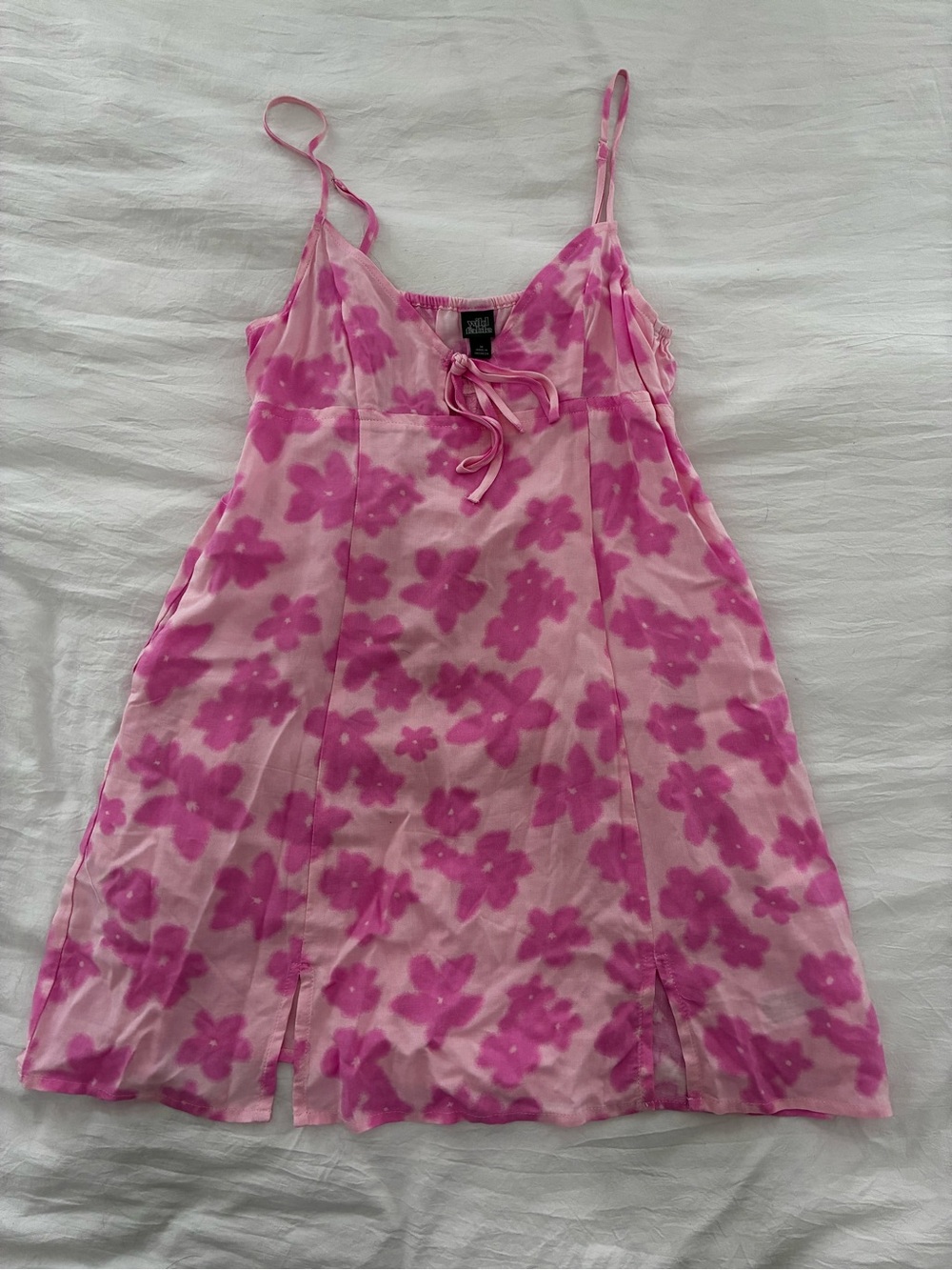 wild fable Pink Floral Mini Slip Dress